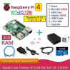 KIT-2C(128)  Raspberry Pi 4 (4GB RAM) - Complete SET (MicroSD 128GB)